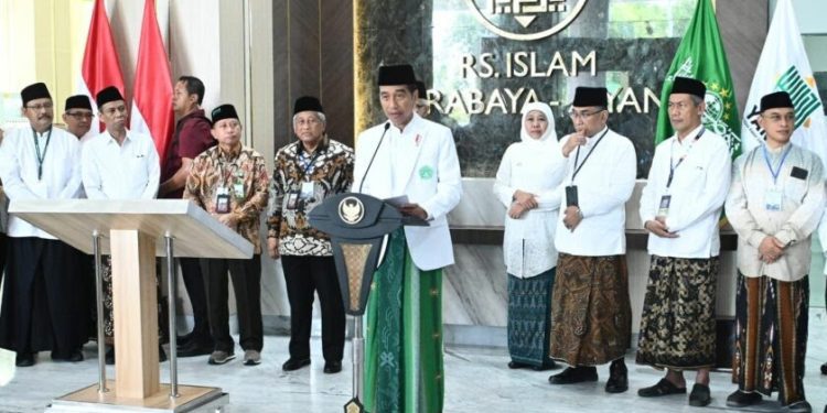 Presiden Jokowi mesmikan Tower RSI Ahmad Yani Surabaya (Foto: Biro Pers Sekretariat Presiden)